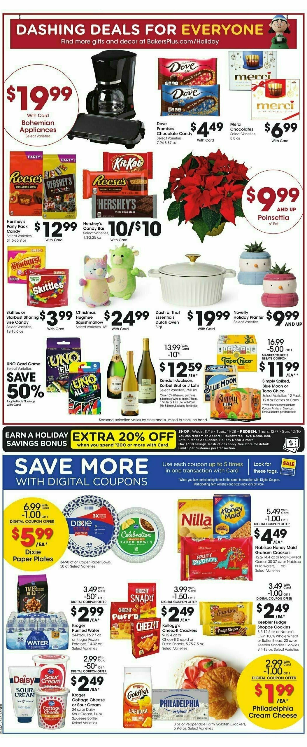 Baker's Weekly Ad from November 24