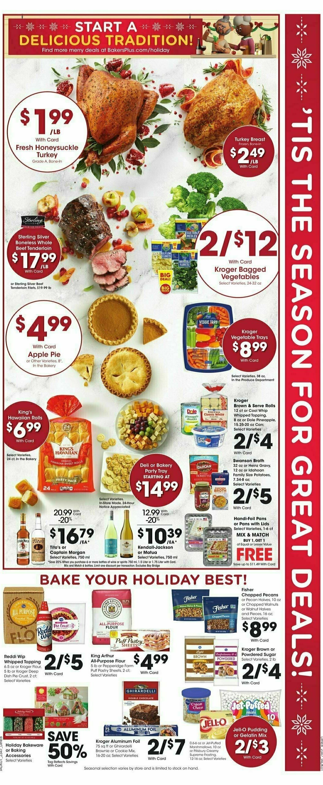 Baker's Weekly Ad from December 20