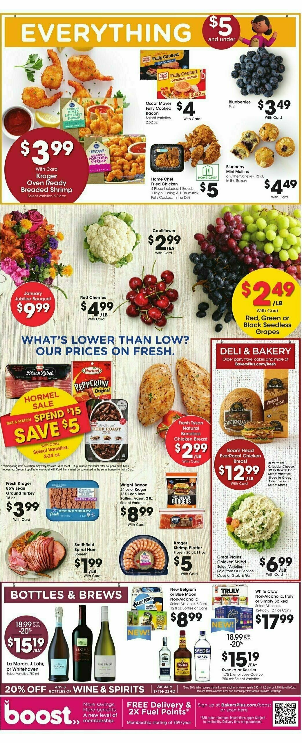 Baker's Weekly Ad from January 17