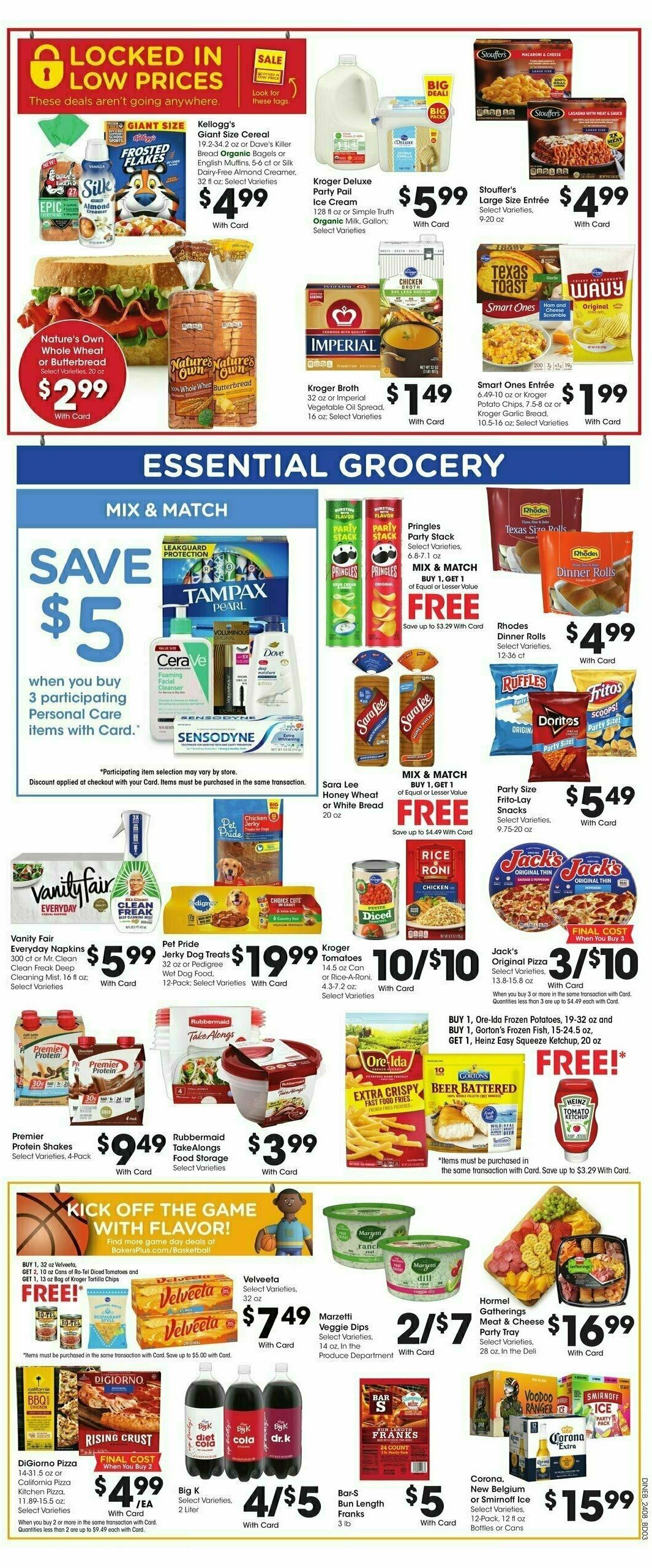 Baker's Weekly Ad from March 27