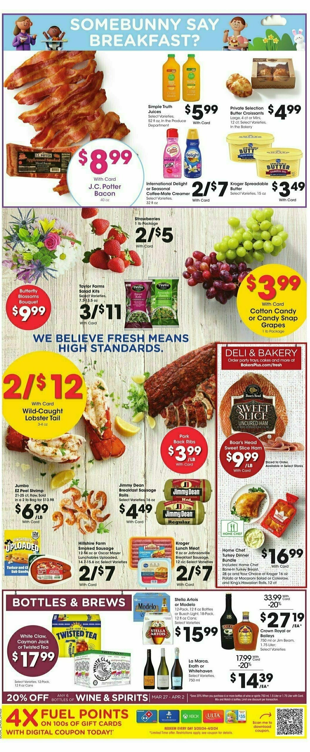 Baker's Weekly Ad from March 27