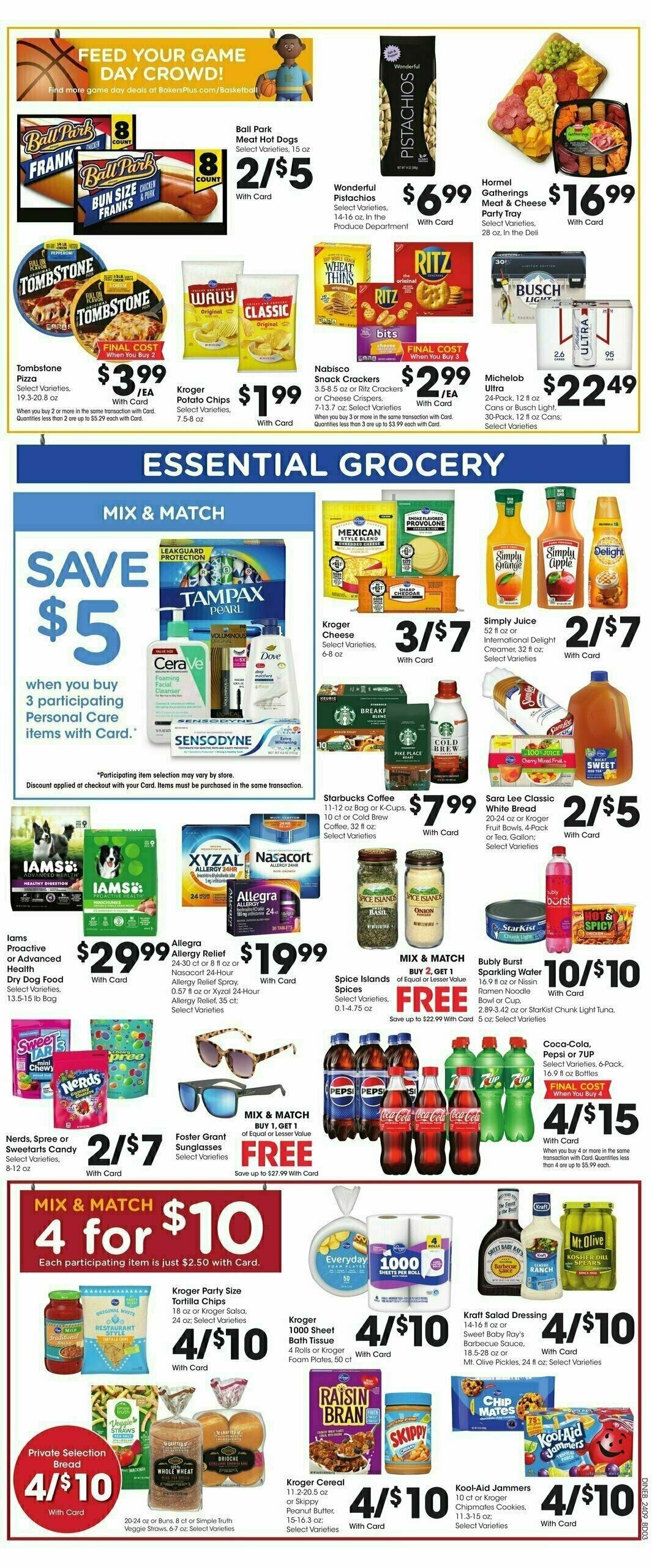 Baker's Weekly Ad from April 3