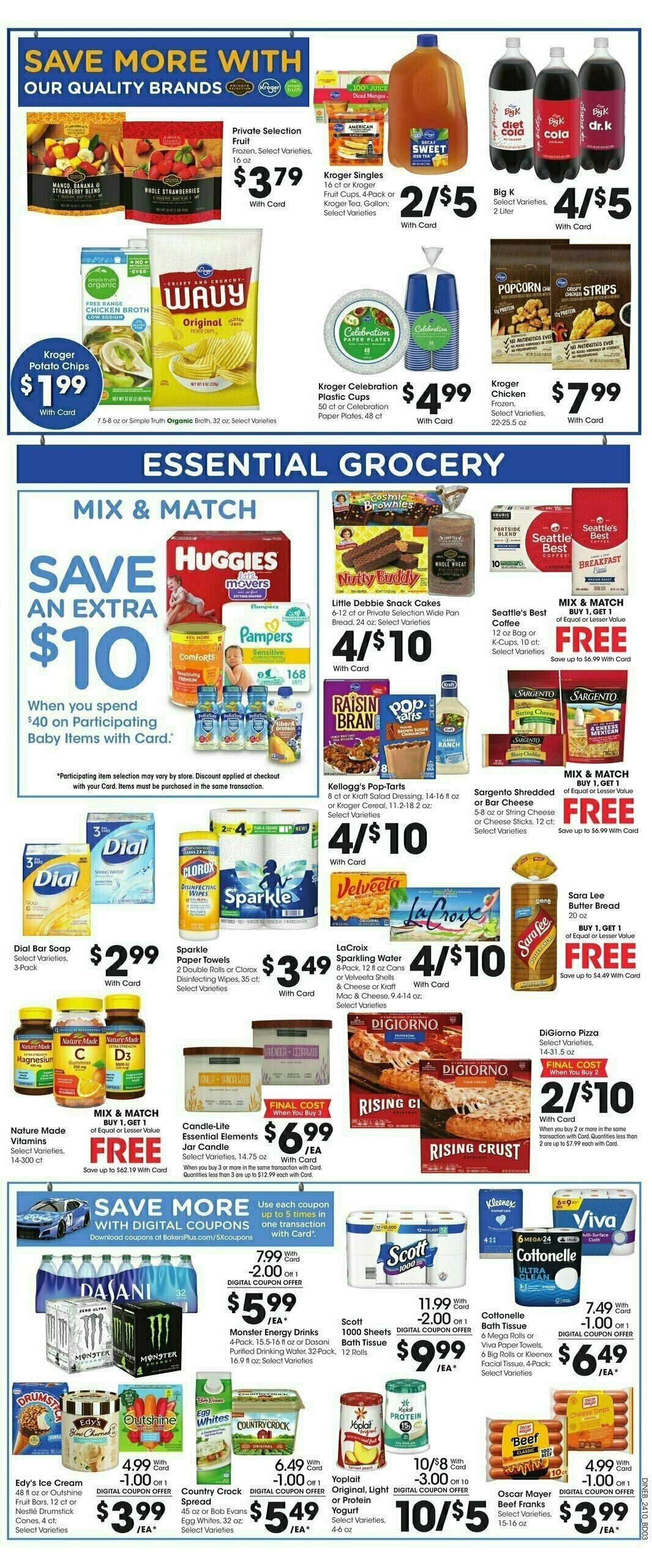 Baker's Weekly Ad from April 10