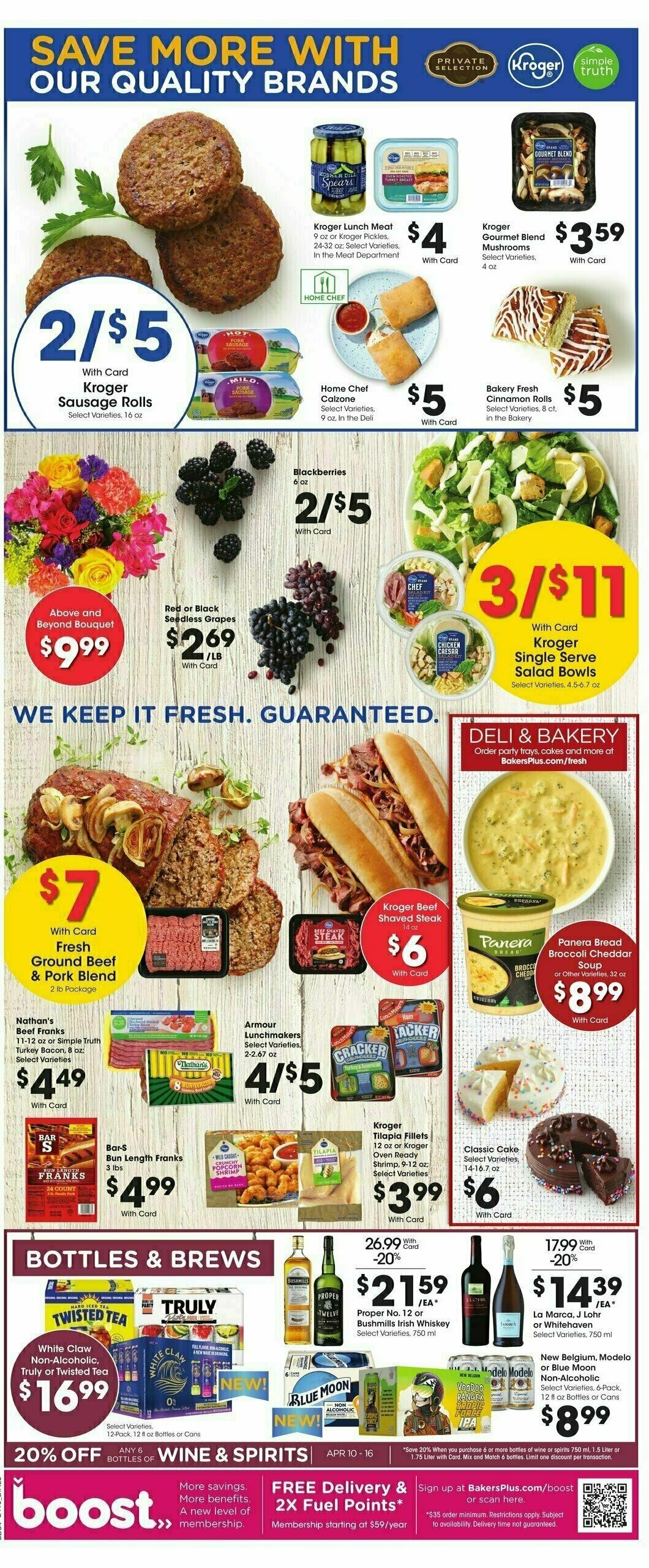 Baker's Weekly Ad from April 10