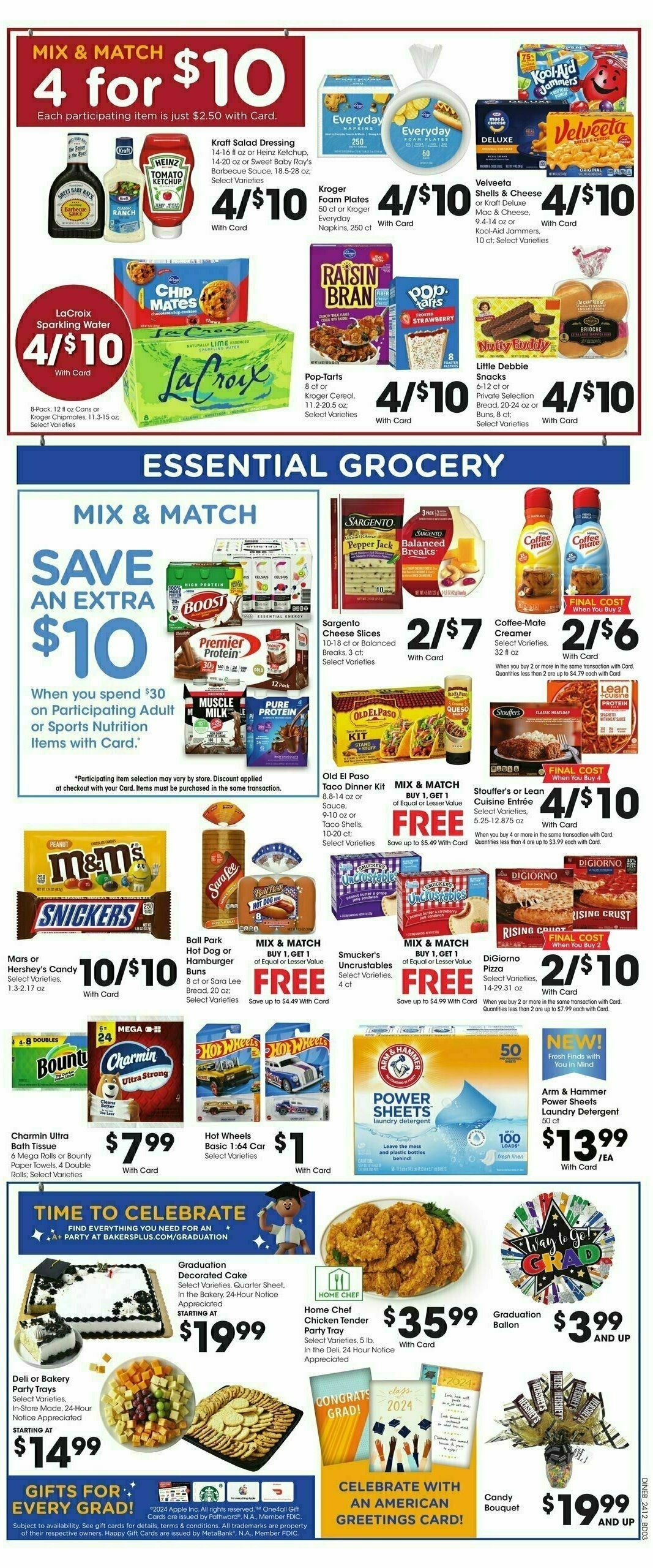 Baker's Weekly Ad from April 24