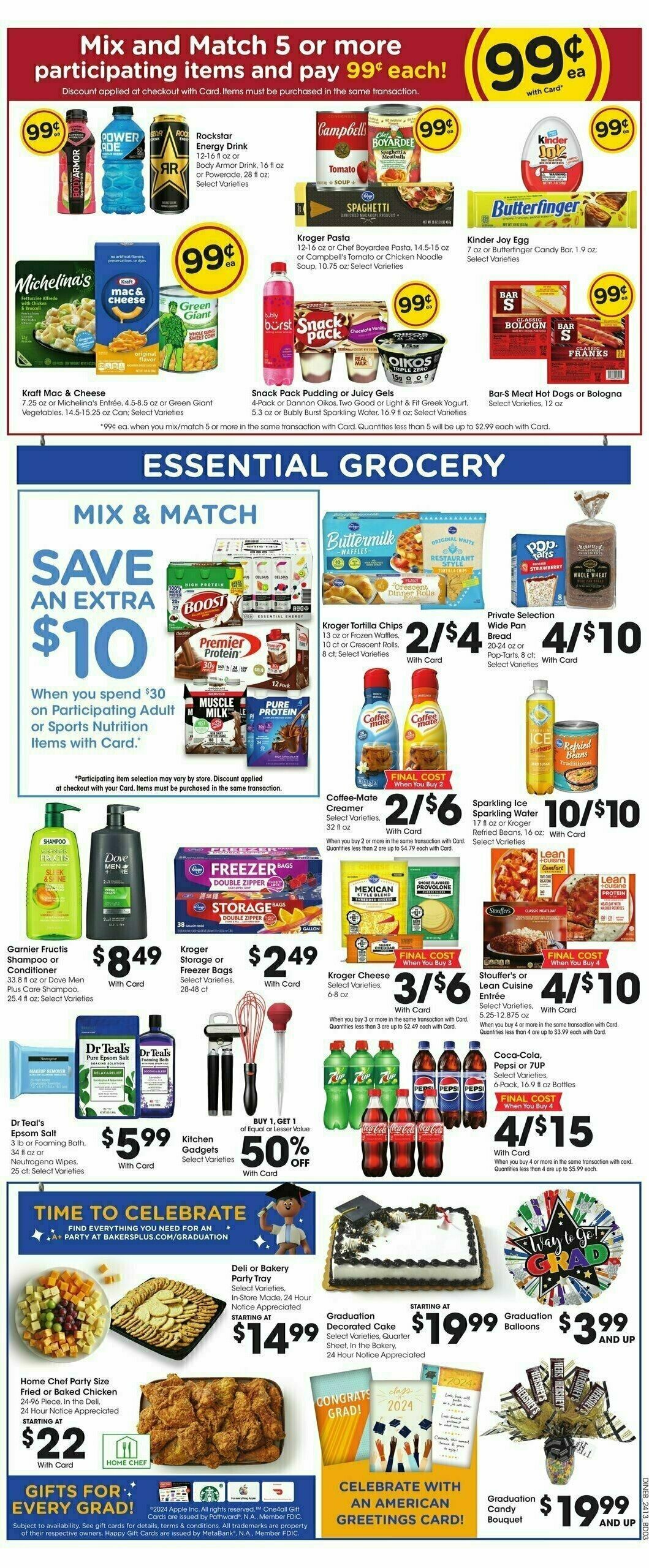 Baker's Weekly Ad from May 1