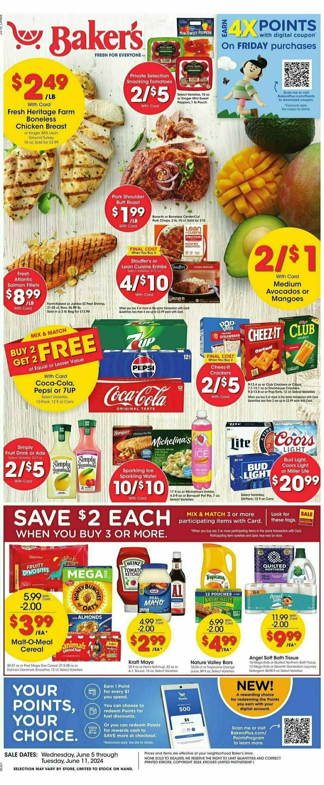 Baker's Weekly Ad from June 5