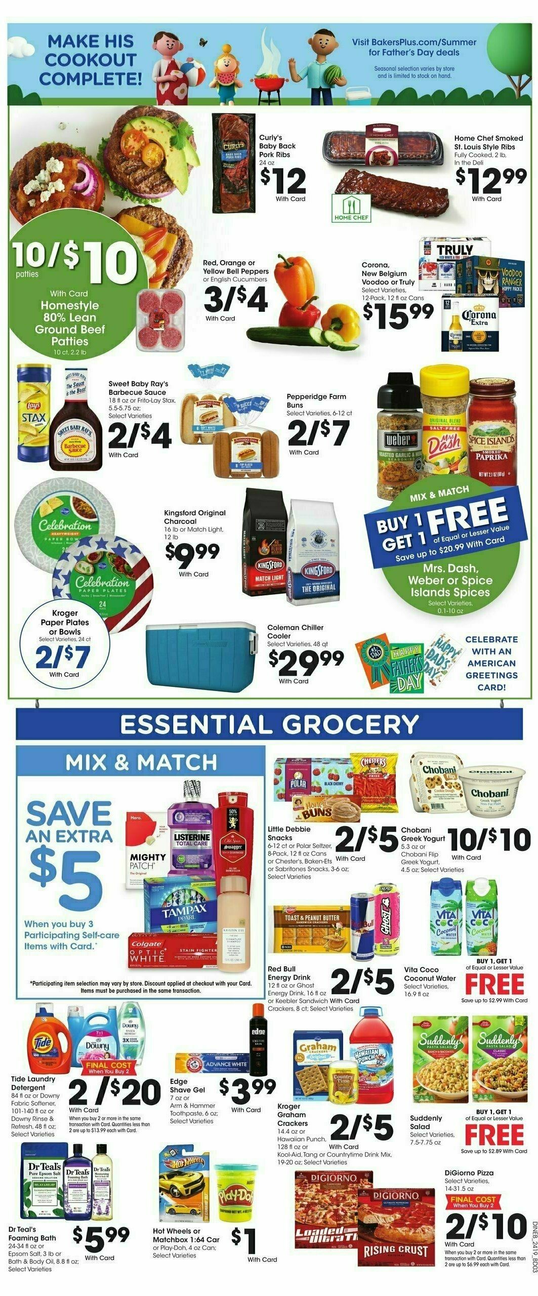 Baker's Weekly Ad from June 12