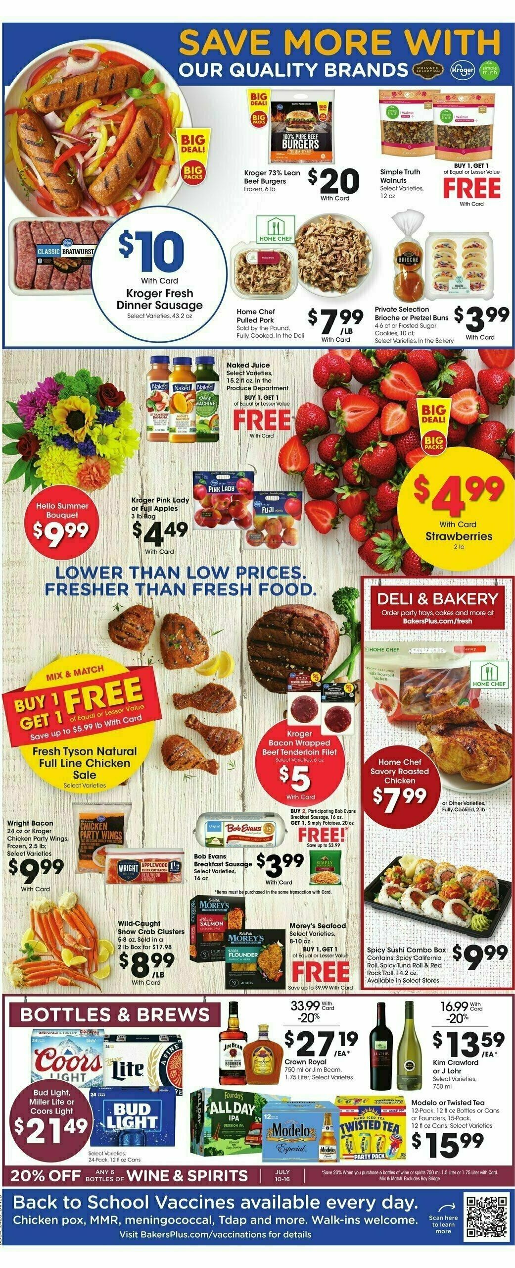 Baker's Weekly Ad from July 10