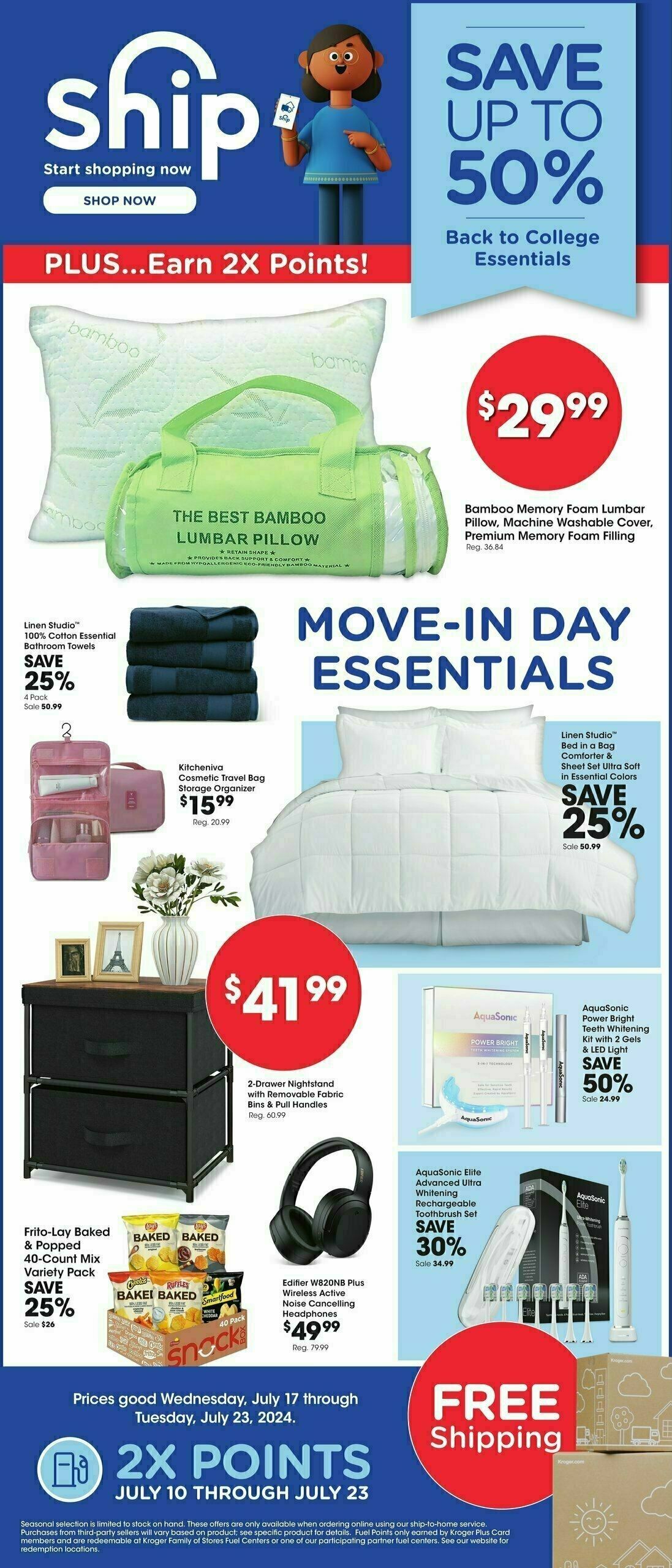 Baker's Ship to Home Weekly Ad from July 17