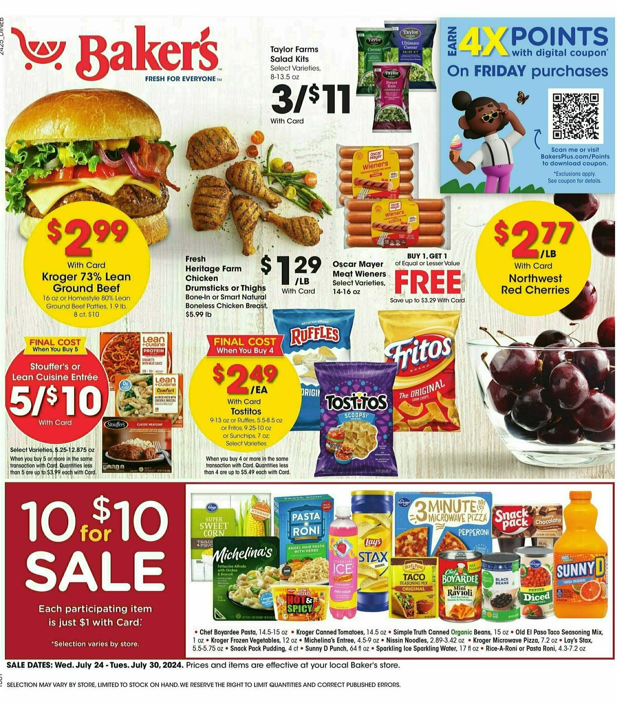 Baker's Weekly Ad from July 24