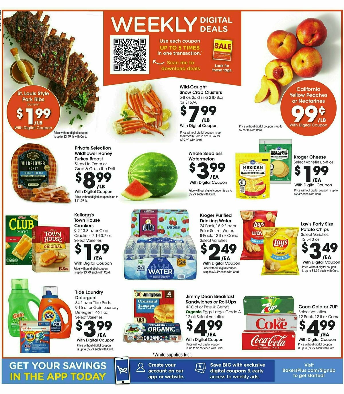 Baker's Weekly Ad from July 24