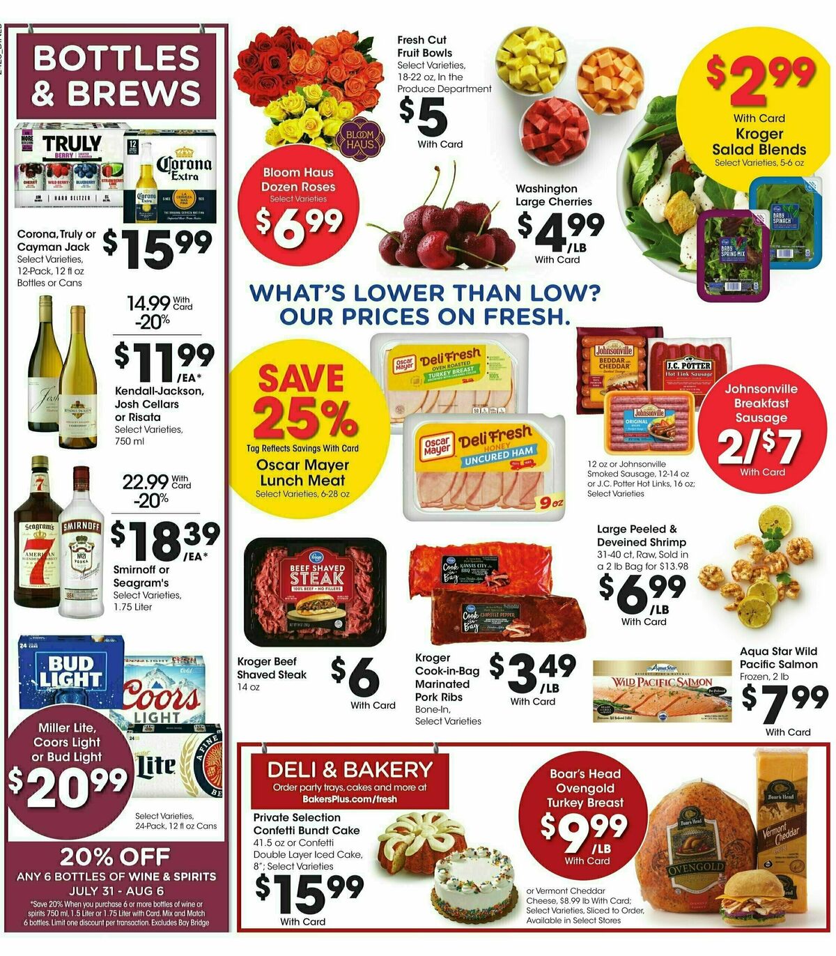 Baker's Weekly Ad from July 31