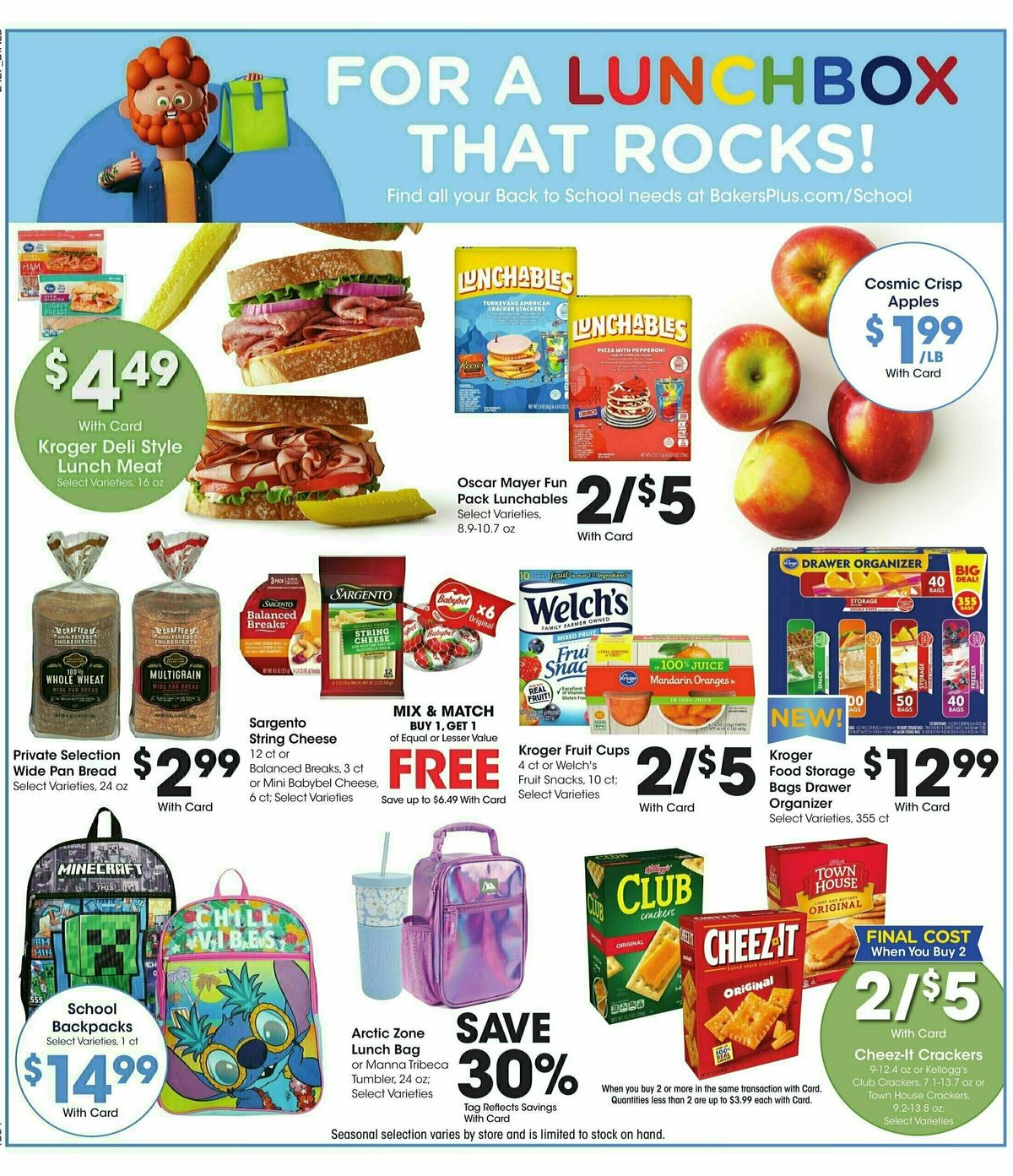 Baker's Weekly Ad from August 7