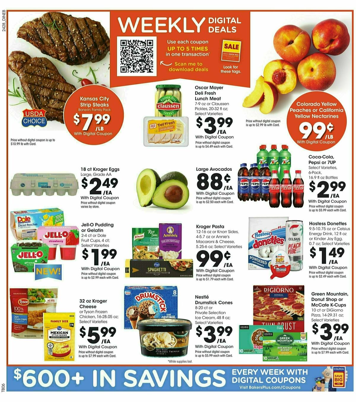 Baker's Weekly Ad from August 14