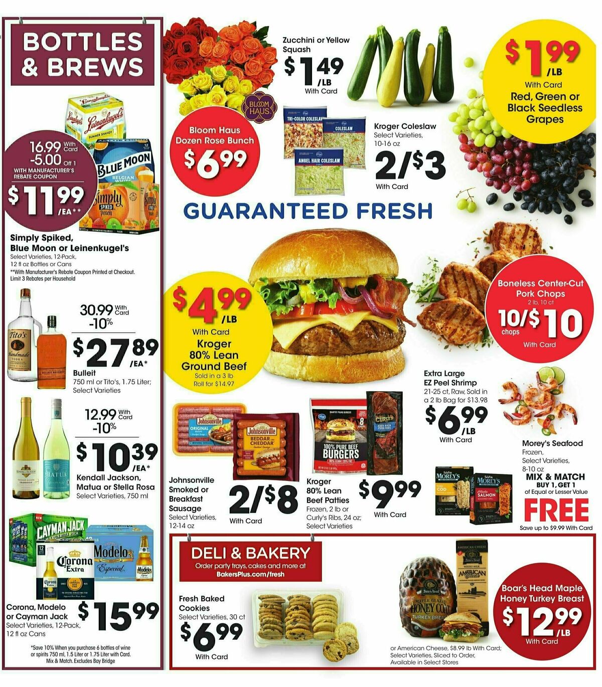 Baker's Weekly Ad from August 28