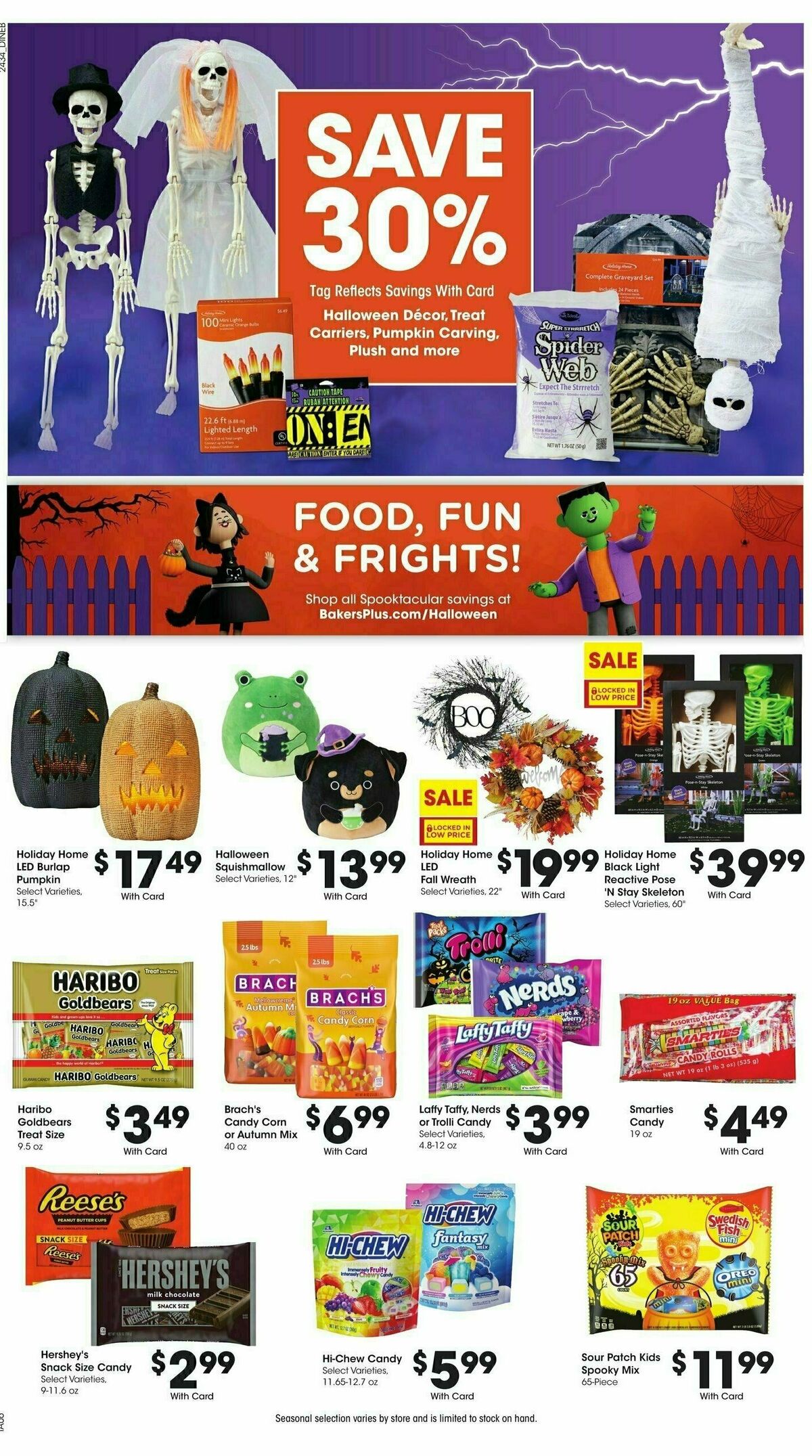 Baker's Weekly Ad from September 25