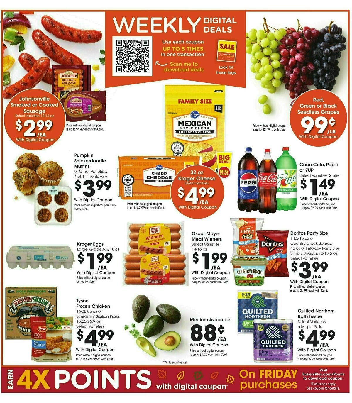 Baker's Weekly Ad from September 25