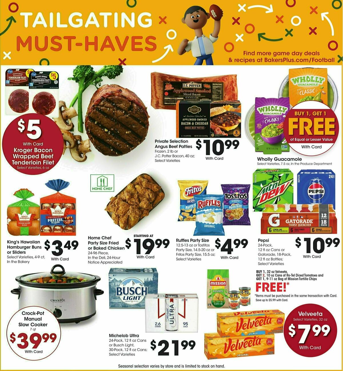 Baker's Weekly Ad from September 25