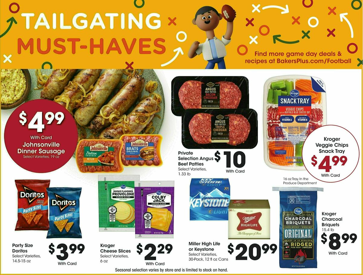 Baker's Weekly Ad from October 9