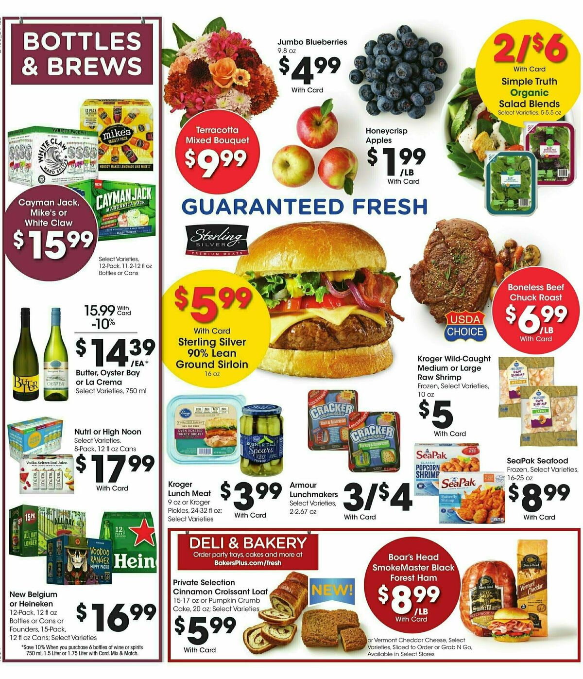 Baker's Weekly Ad from October 9