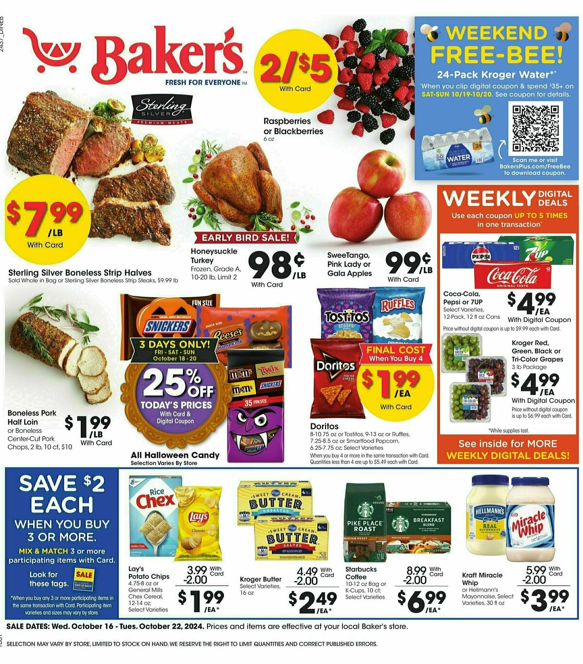 Baker's Weekly Ad from October 16