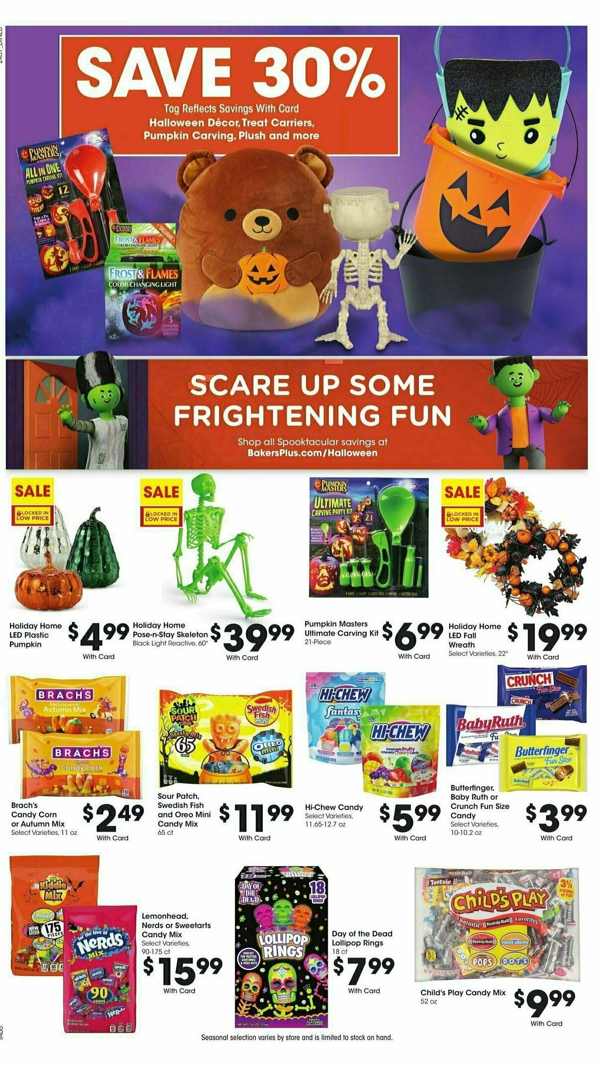 Baker's Weekly Ad from October 16