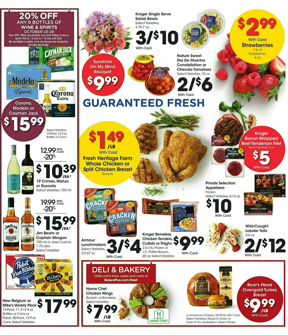 Baker's Weekly Ad from October 23