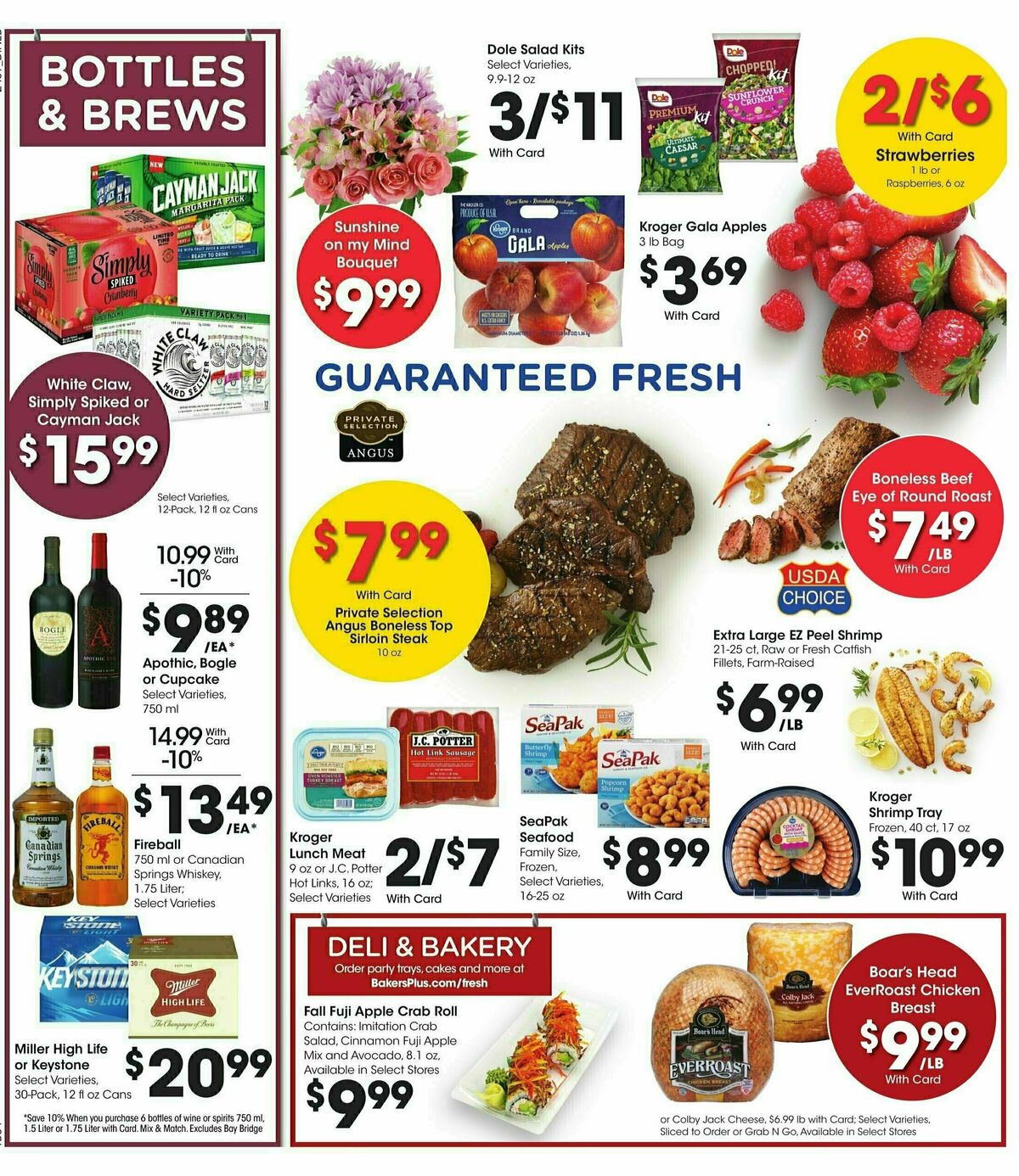 Baker's Weekly Ad from October 30