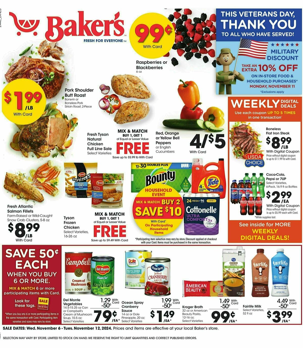 Baker's Weekly Ad from November 6