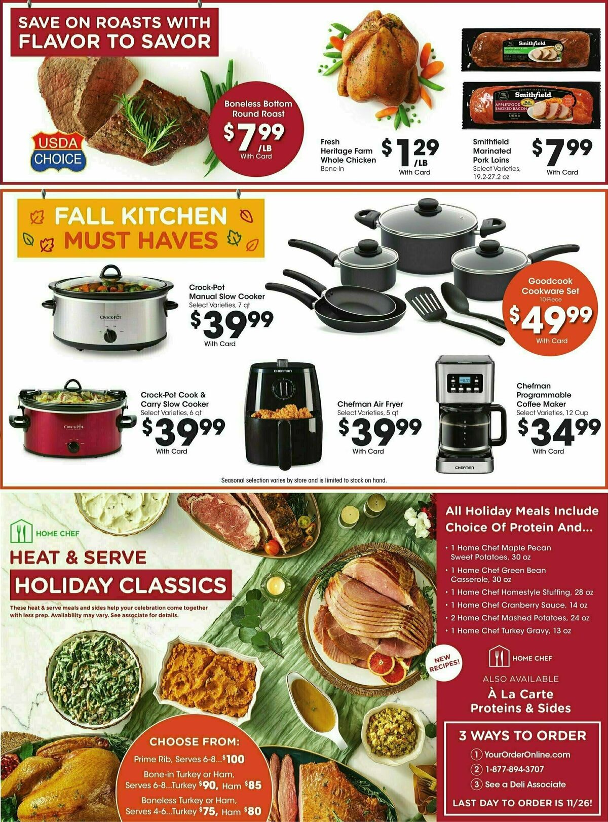 Baker's Weekly Ad from November 6