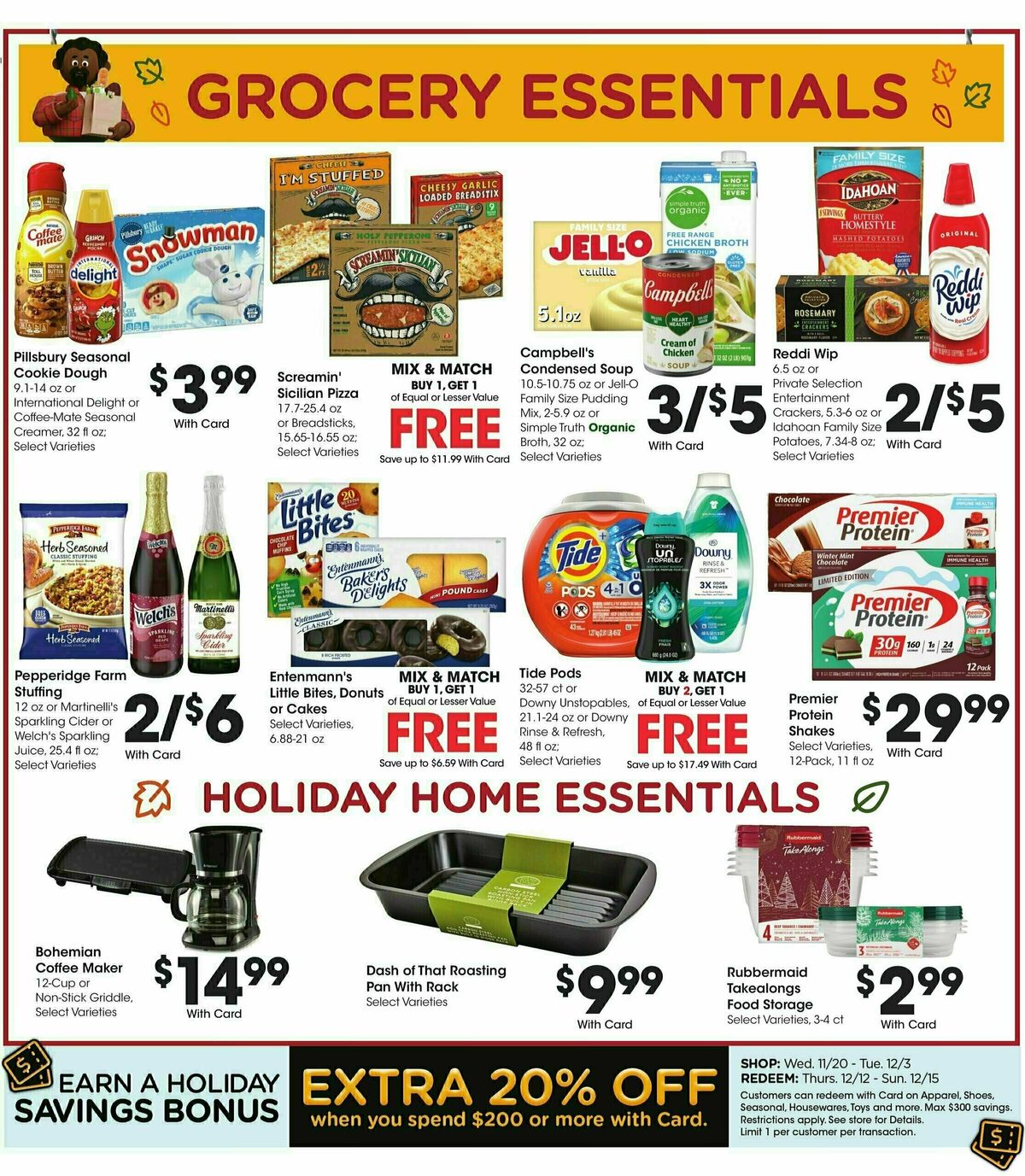 Baker's Weekly Ad from November 20