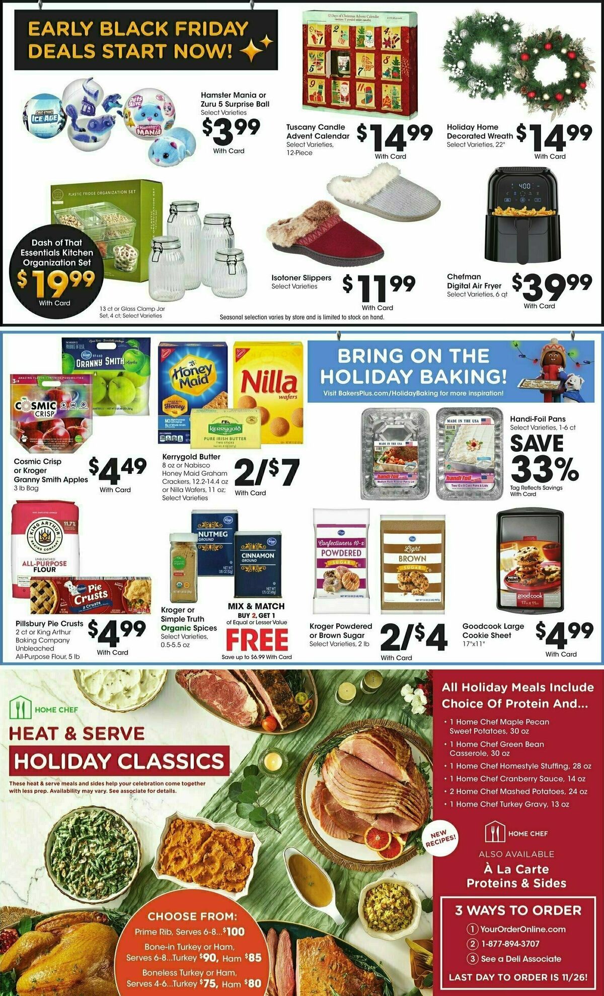 Baker's Weekly Ad from November 20