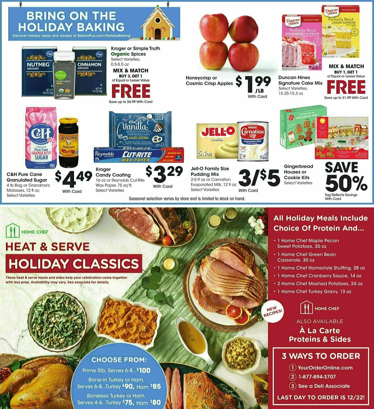 Baker's Weekly Ad from December 18