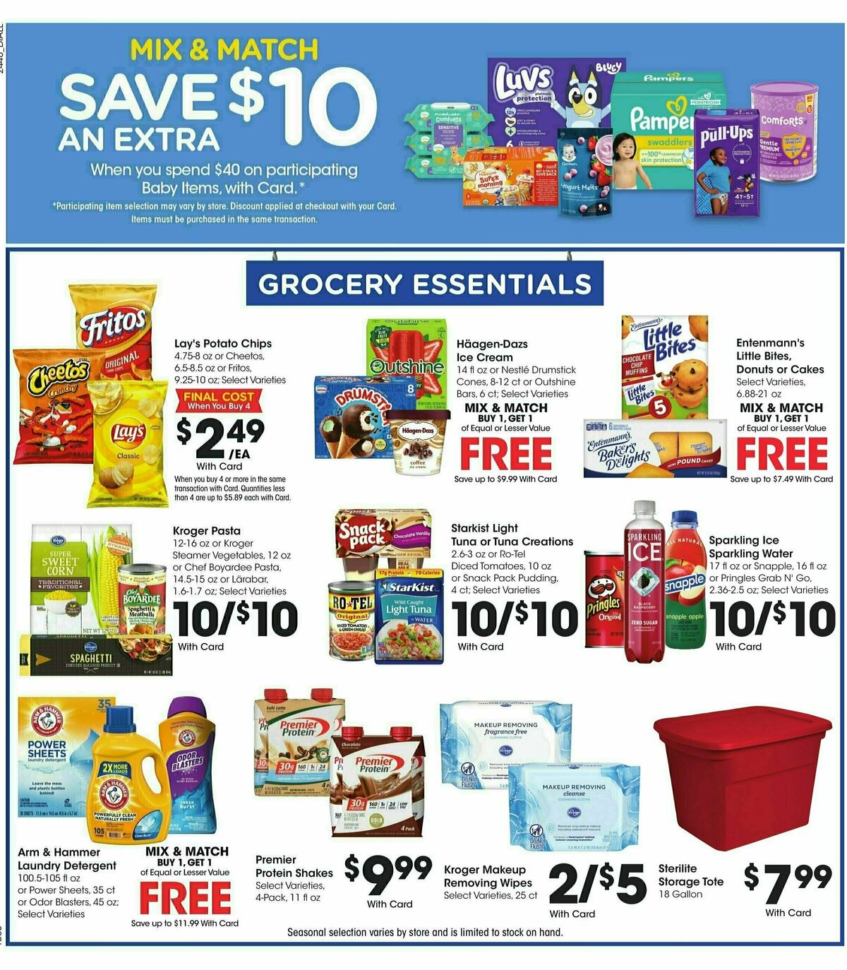 Baker's Weekly Ad from January 2