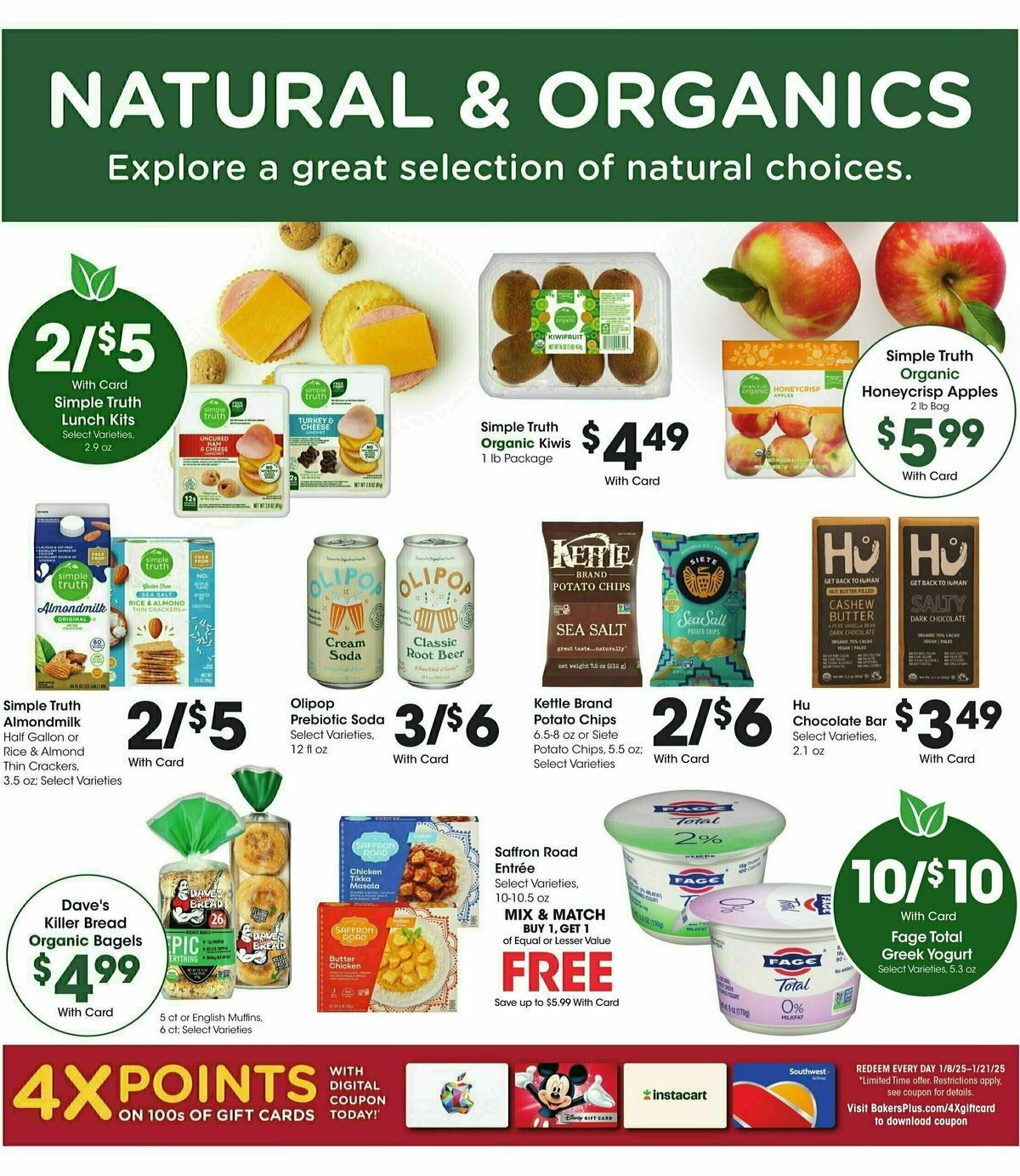 Baker's Weekly Ad from January 8