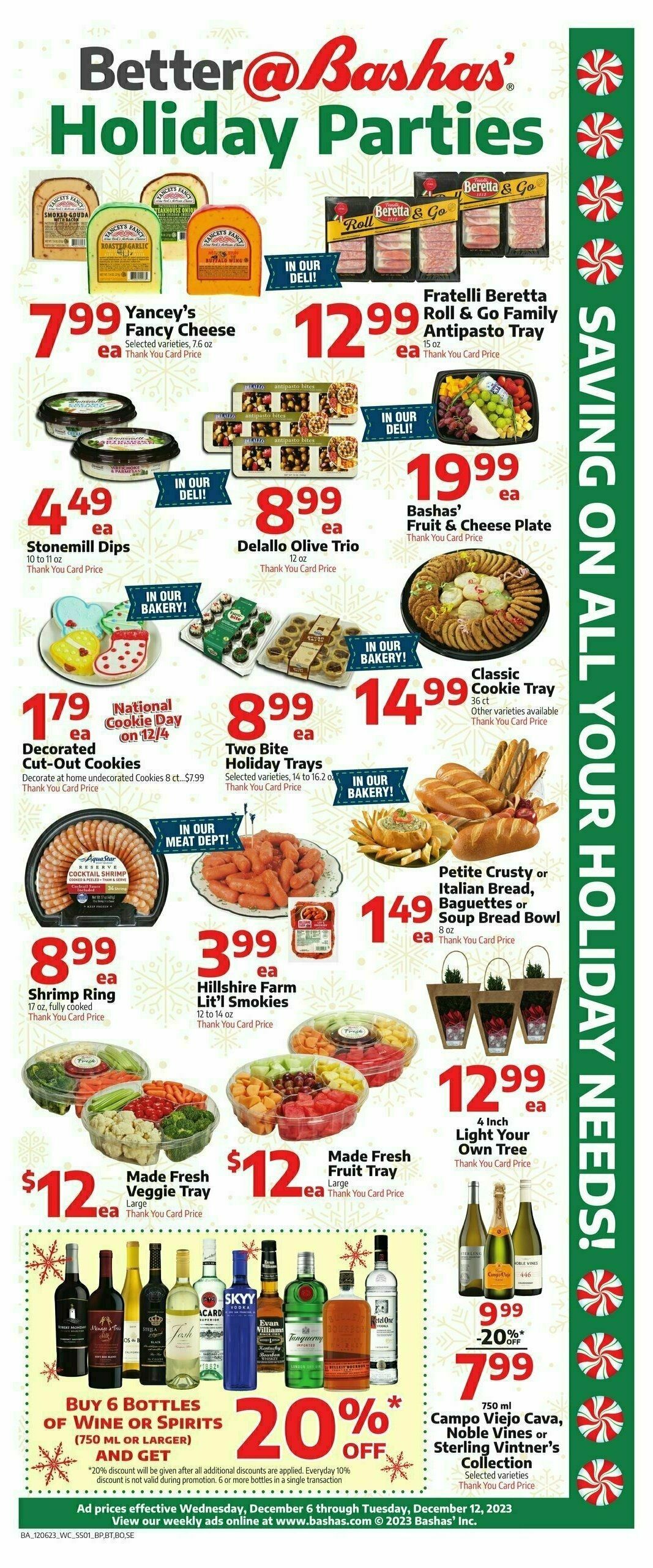 Bashas Weekly Ad from December 6