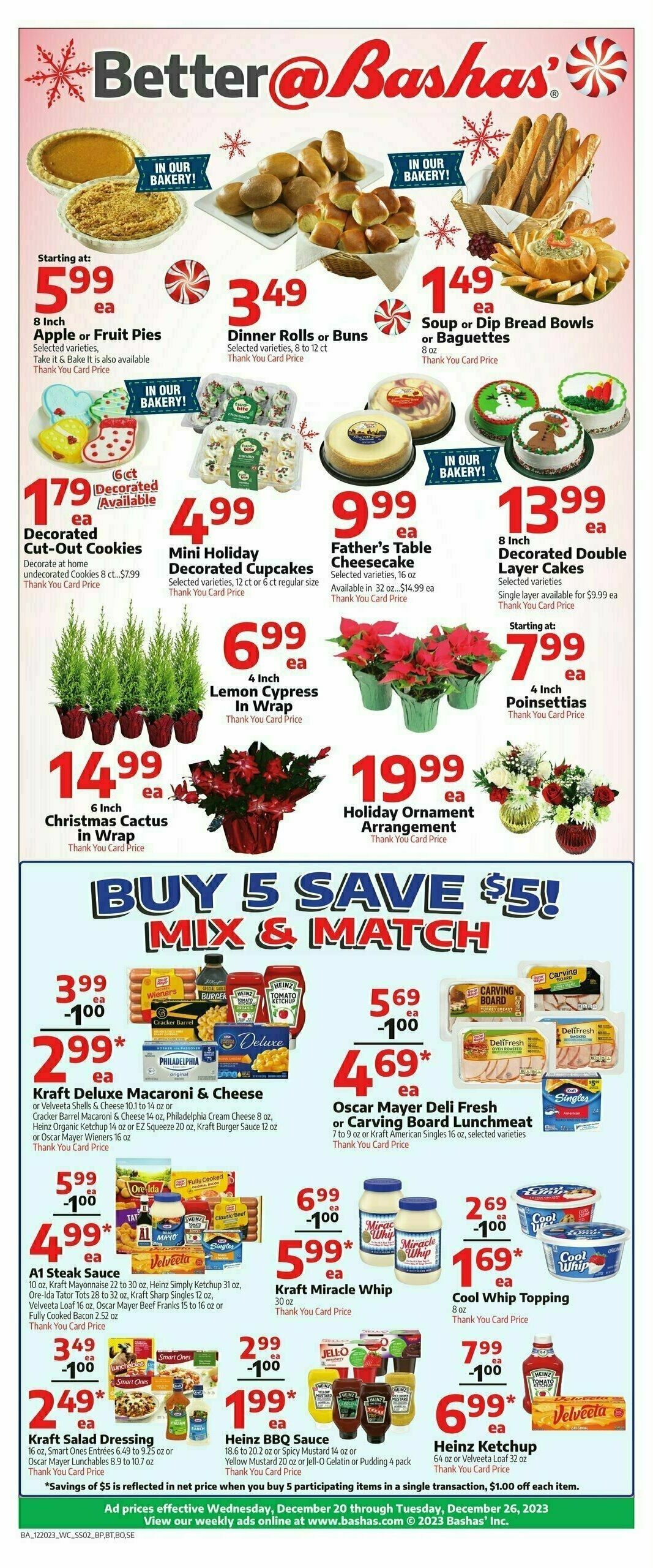 Bashas Weekly Ad from December 20