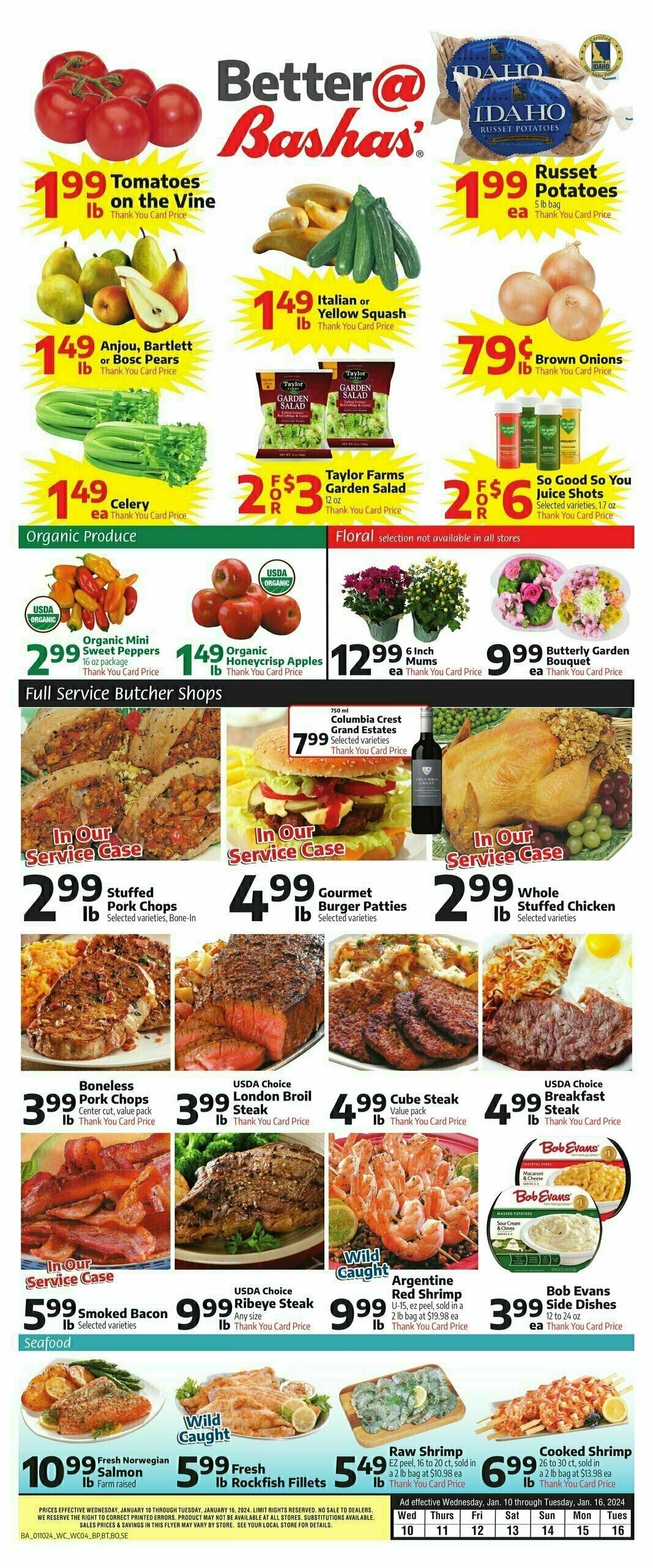 Bashas Weekly Ad from January 10