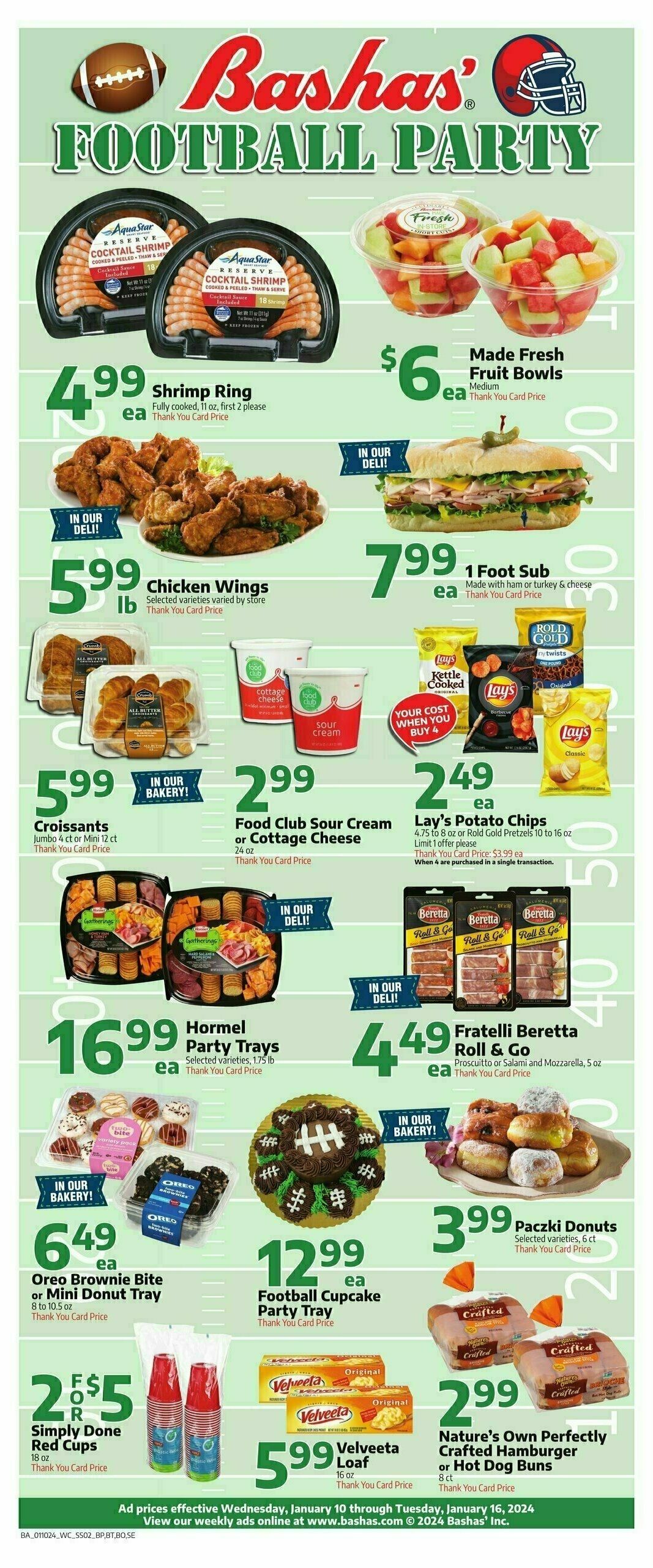 Bashas Weekly Ad from January 10