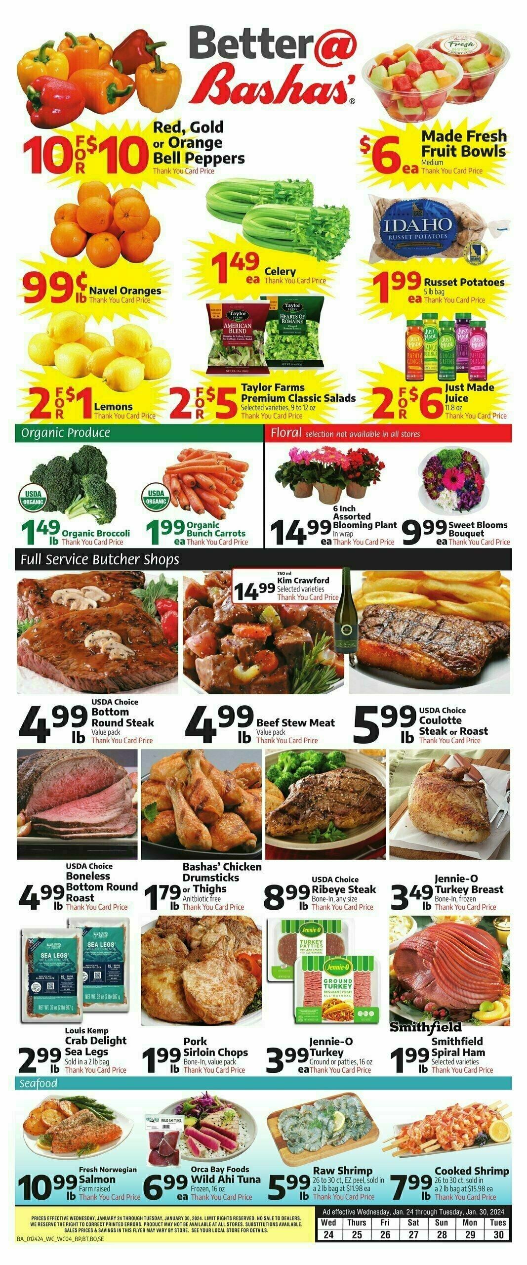 Bashas Weekly Ad from January 24