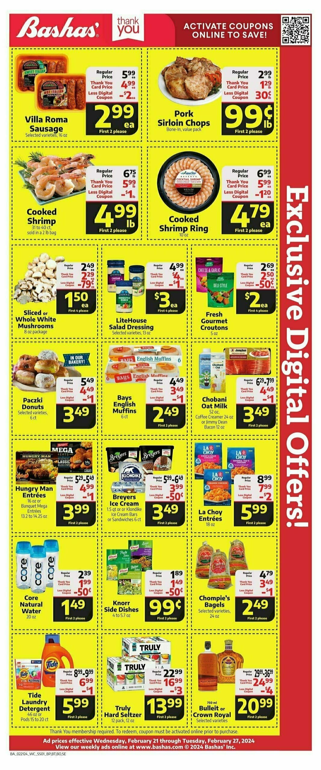 Bashas Weekly Ad from February 21