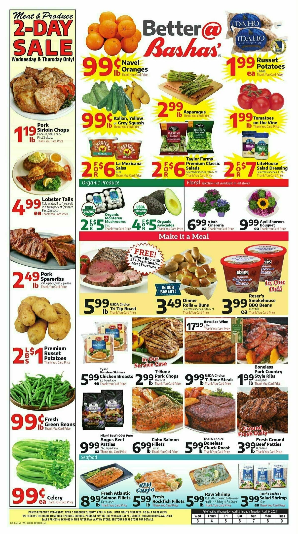 Bashas Weekly Ad from April 3