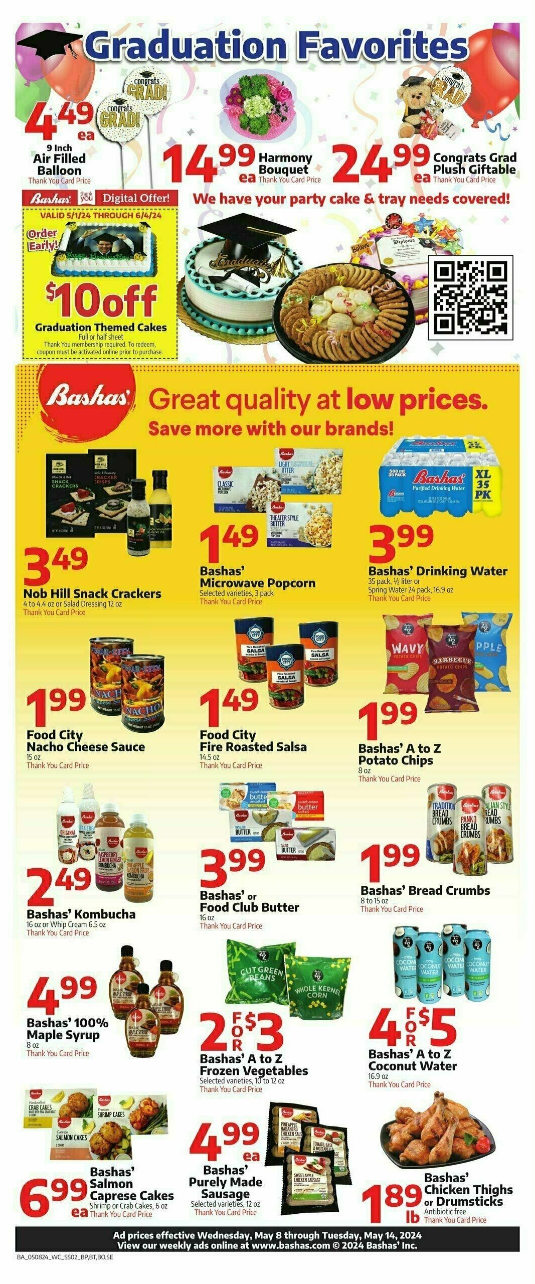 Bashas Weekly Ad from May 8