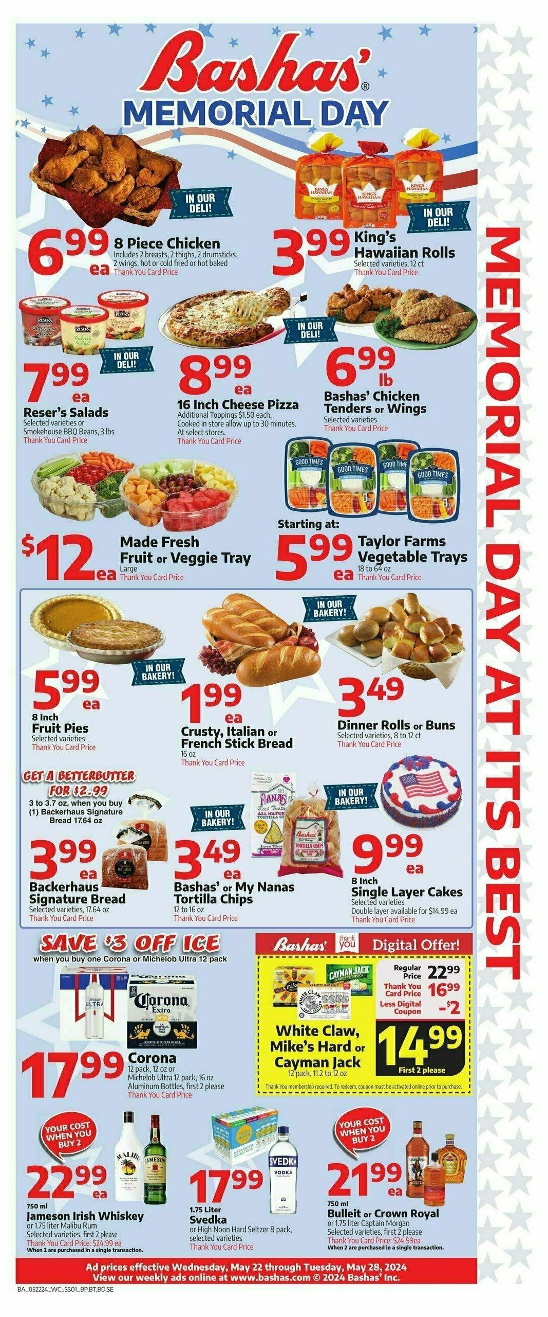 Bashas Weekly Ad from May 22