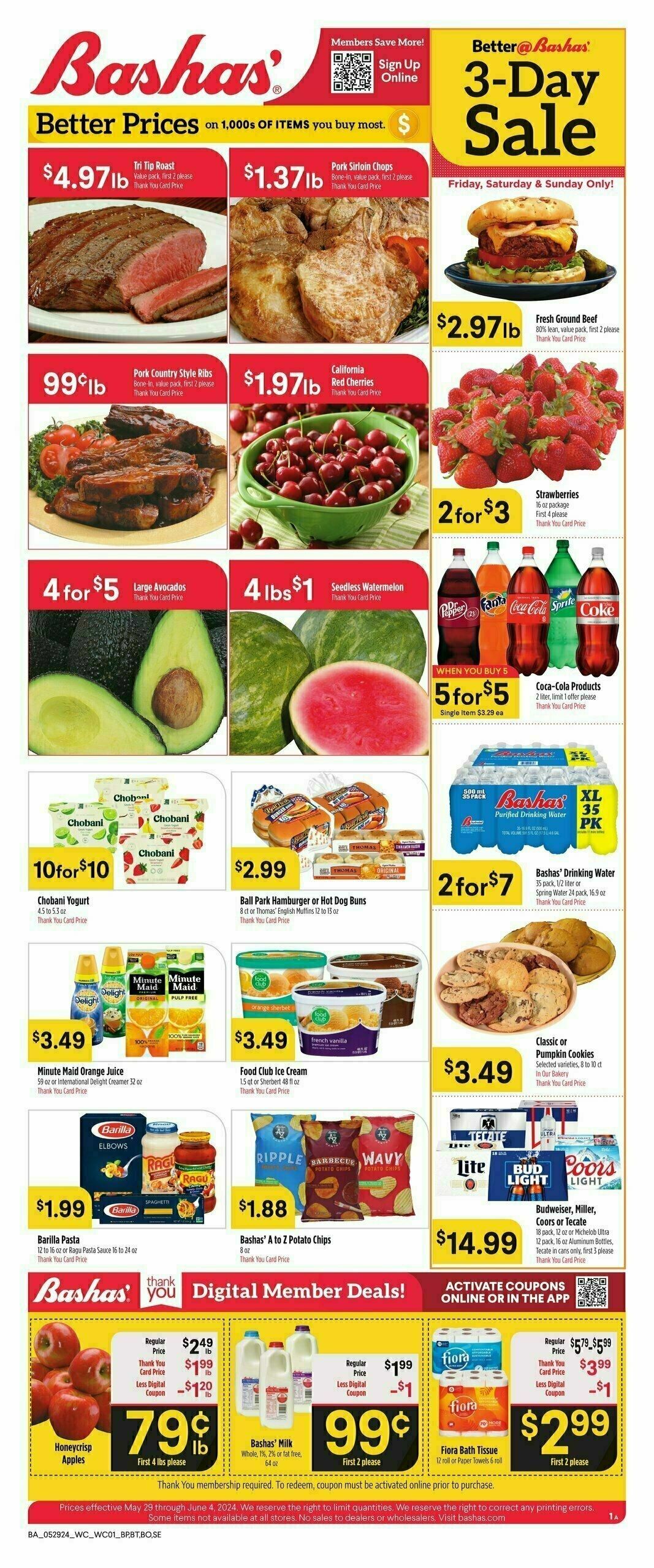 Bashas Weekly Ad from May 29