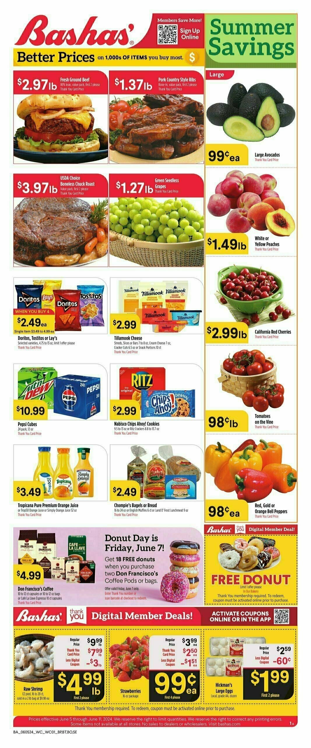 Bashas Weekly Ad from June 5