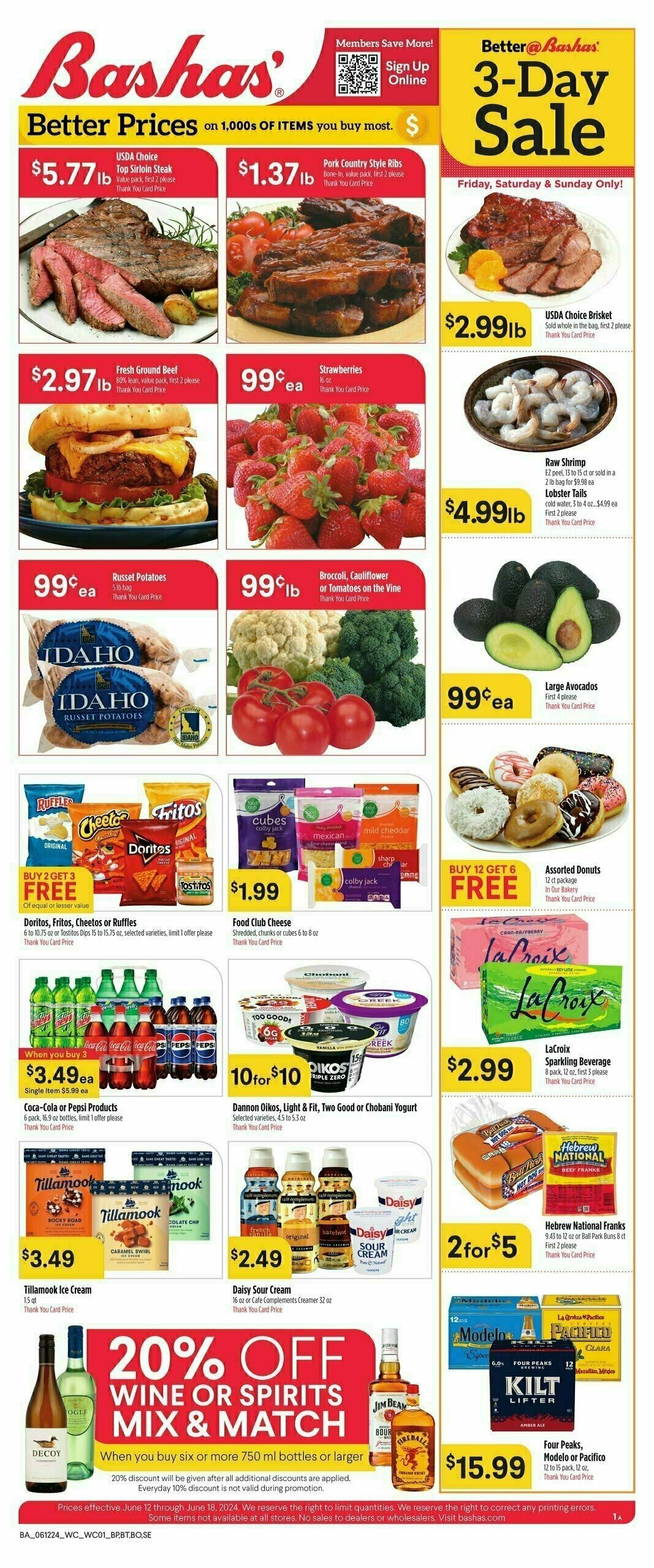 Bashas Weekly Ad from June 12