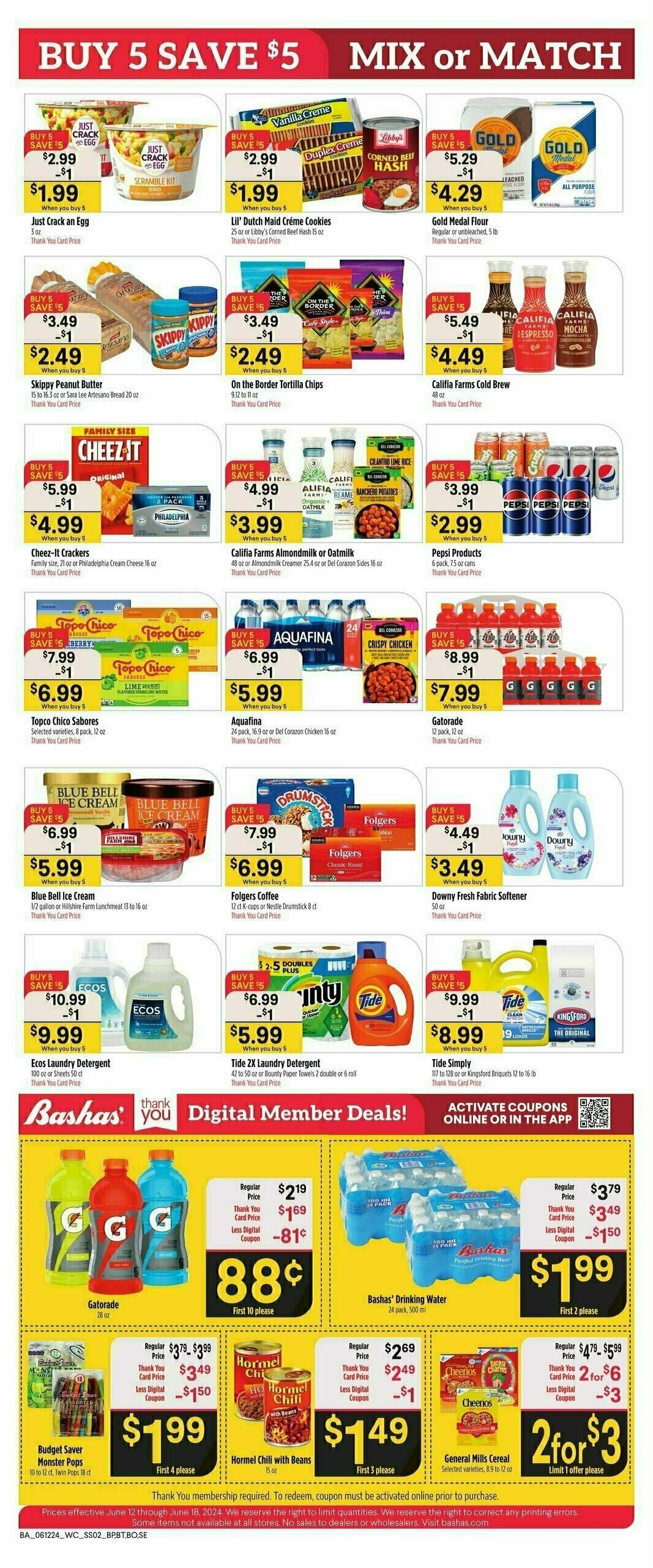 Bashas Weekly Ad from June 12