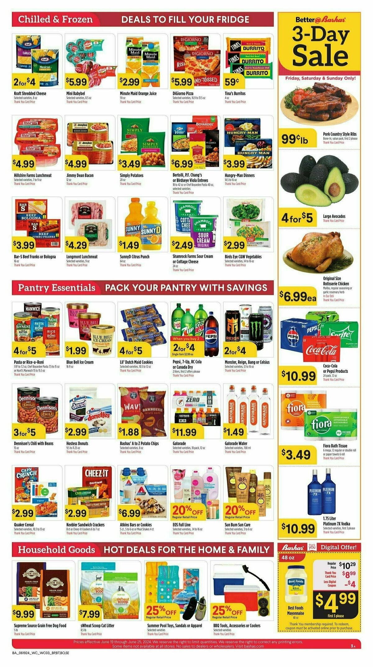 Bashas Weekly Ad from June 19